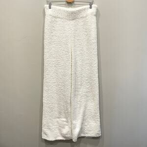 SKIMS Cozy Knit Pant in White / Bone - Size: L / XL
